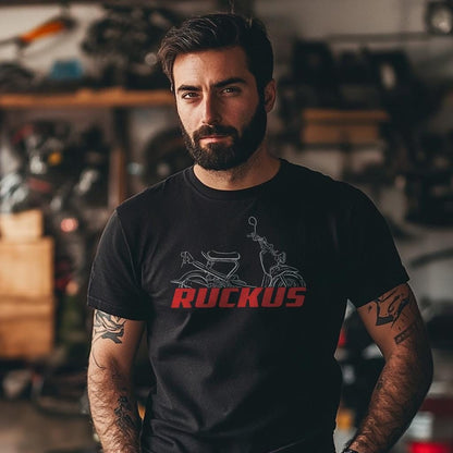 Honda Ruckus Inspired T-Shirt - Motorcycle Tee Shirt for Riders