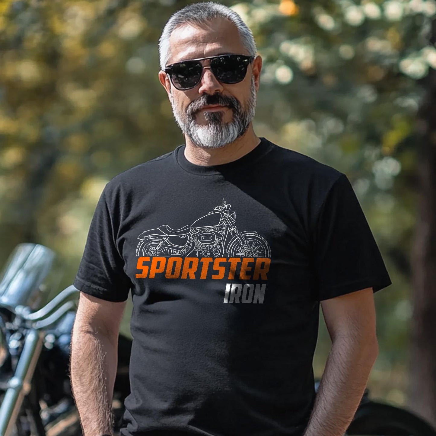 Harley-Davidson Sportster XL 883N Iron Inspired T-Shirt - Biker Motorcycle Tee Shirt