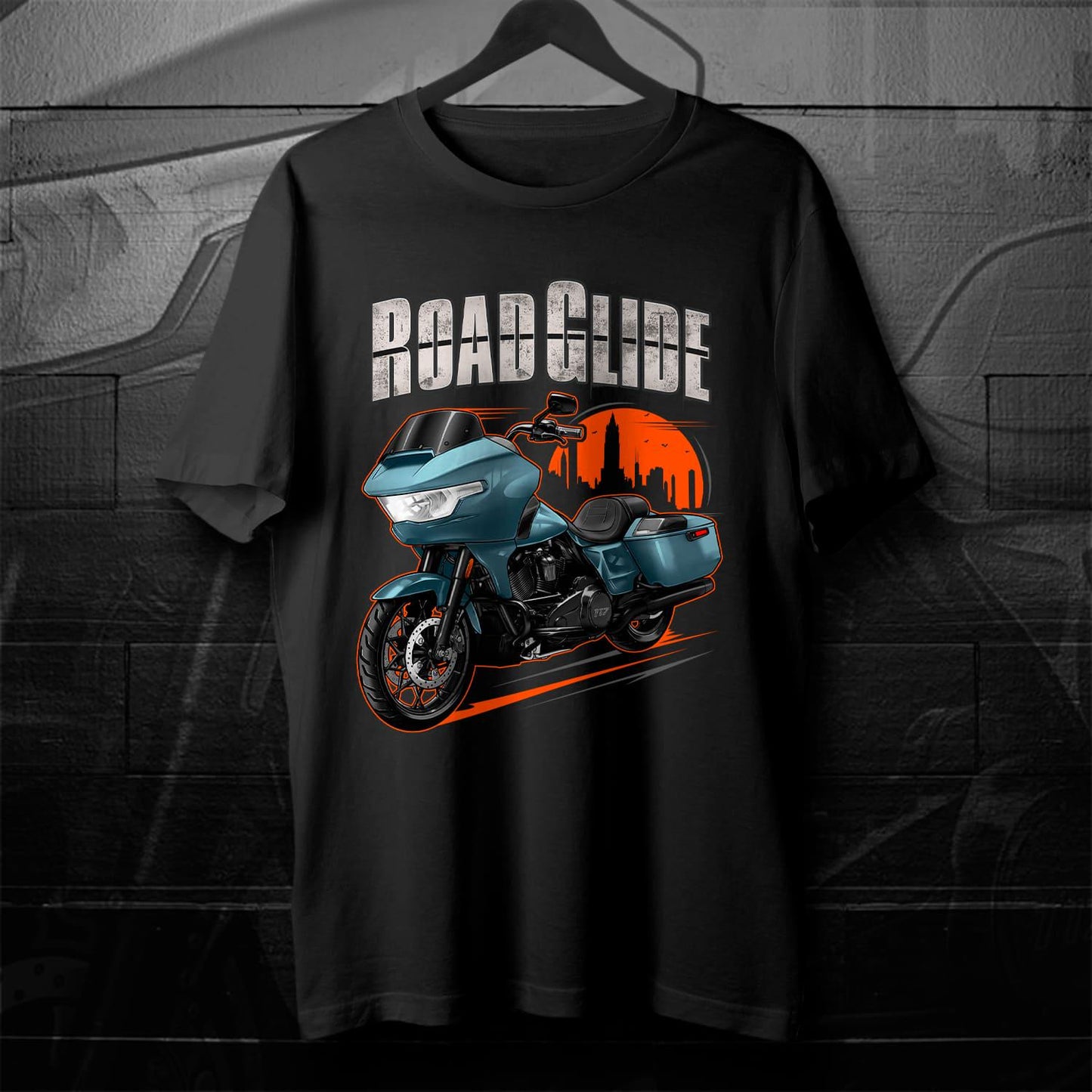 Harley Road Glide FLTRX 2024 Inspired T-Shirt - Biker Motorcycle Tee Shirt