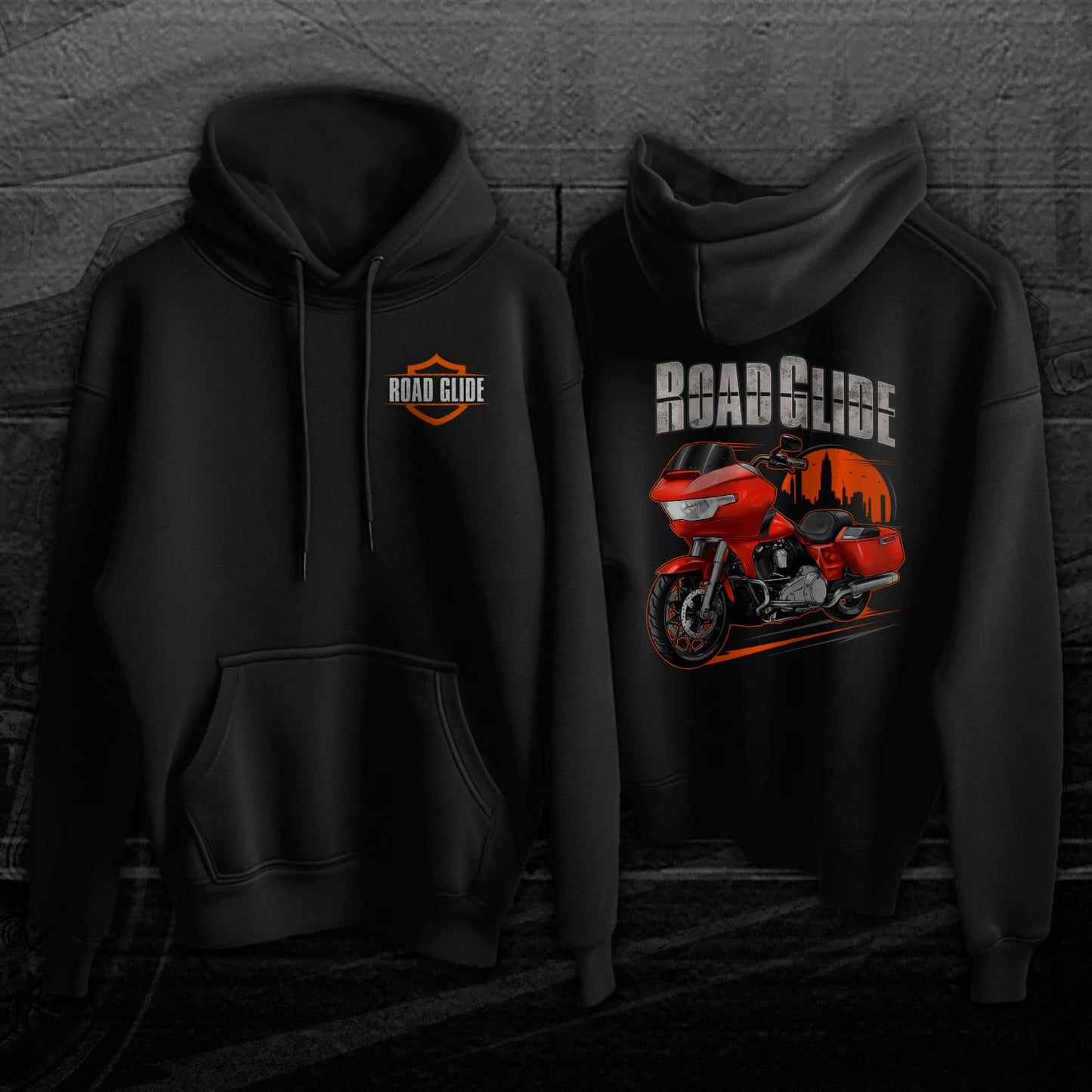 Harley Road Glide FLTRX 2024 Inspired Hoodie - Biker Motorcycle Sweatshirt