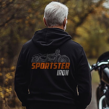 Harley-Davidson Sportster XL 883N Iron Inspired Hoodie - Biker Motorcycle Sweatshirt