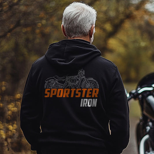 Harley-Davidson Sportster XL 883N Iron Inspired Hoodie - Biker Motorcycle Sweatshirt