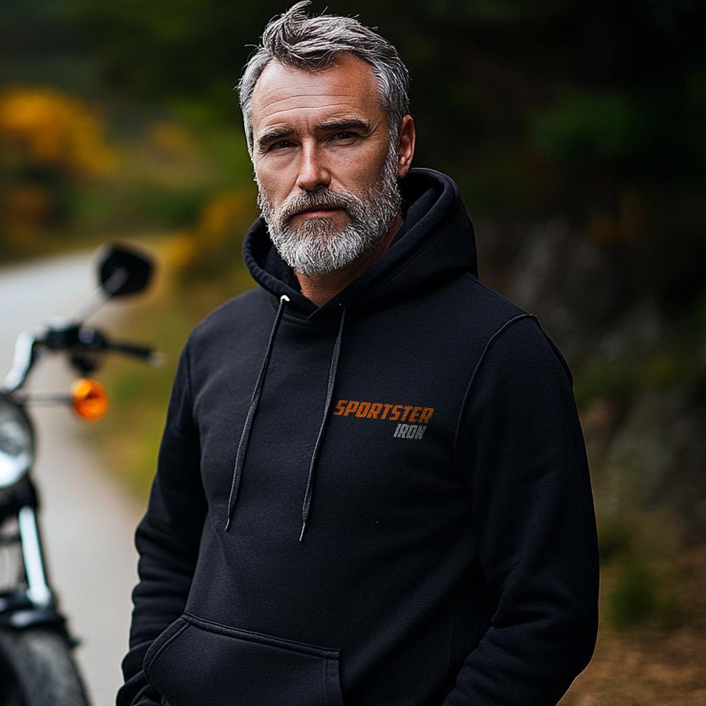 Harley-Davidson Sportster XL 883N Iron Inspired Hoodie - Biker Motorcycle Sweatshirt