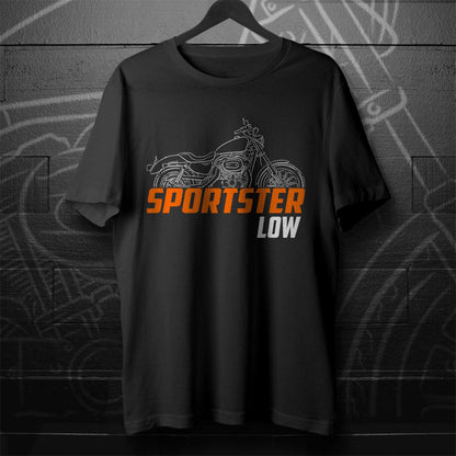 Harley-Davidson Sportster XL 883 Low Inspired T-Shirt - Biker Motorcycle Tee Shirt