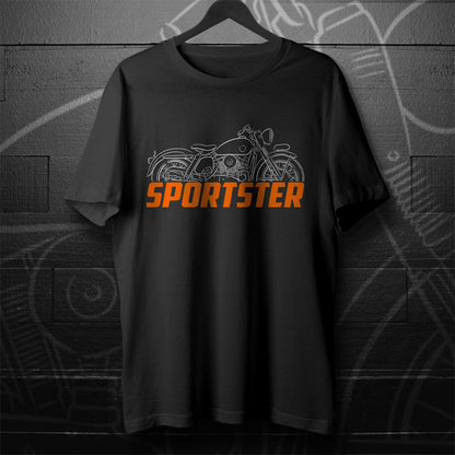 Harley-Davidson Sportster XL 883 Inspired T-Shirt - Biker Motorcycle Tee Shirt