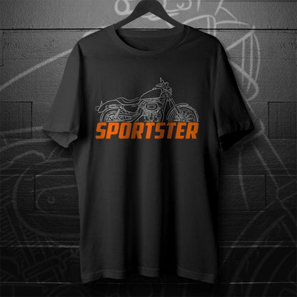 Harley-Davidson Sportster XL 883 Inspired T-Shirt - Biker Motorcycle Tee Shirt