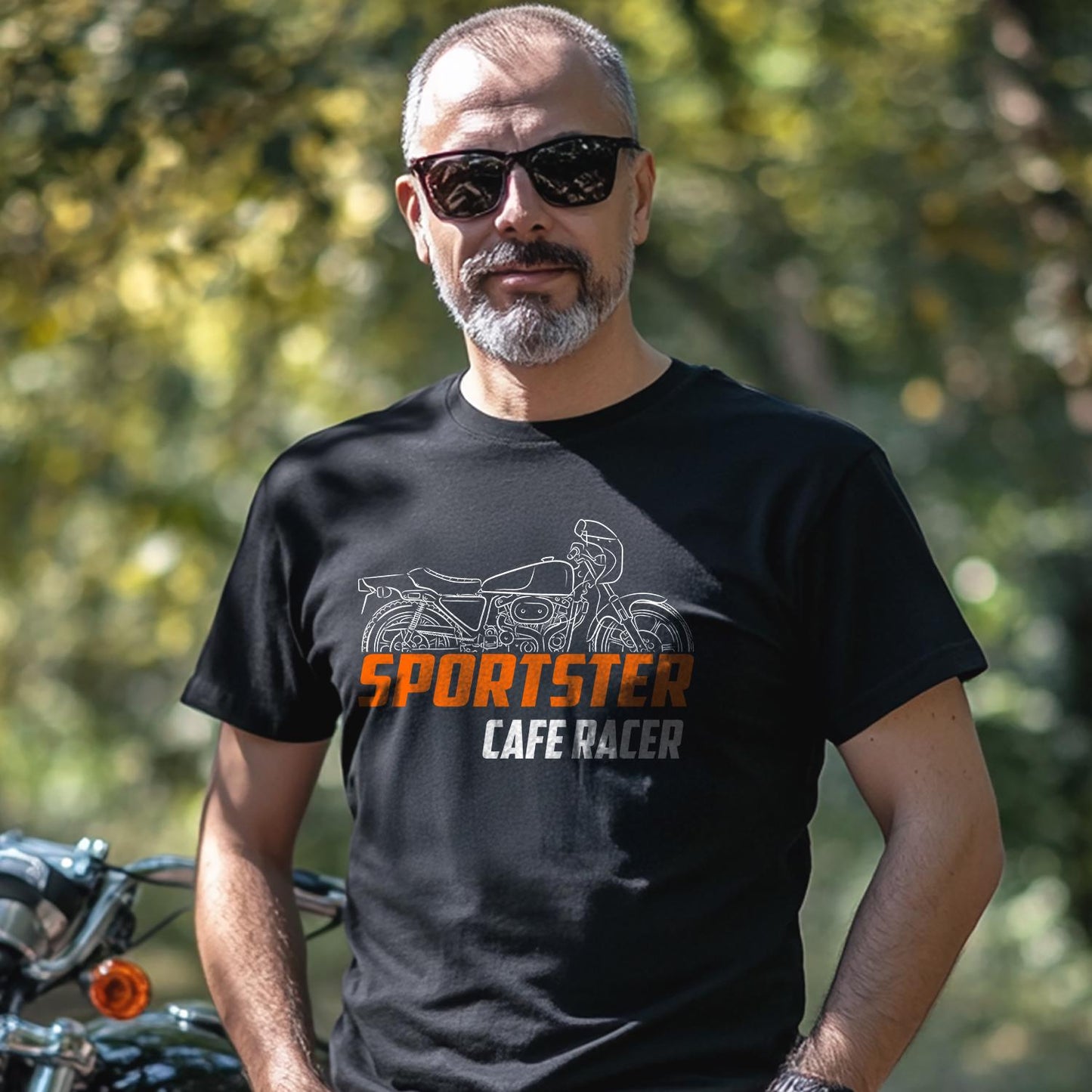 Harley-Davidson XLCR Cafe Racer 1000 1977-1979 Inspired T-Shirt - Biker Motorcycle Tee Shirt