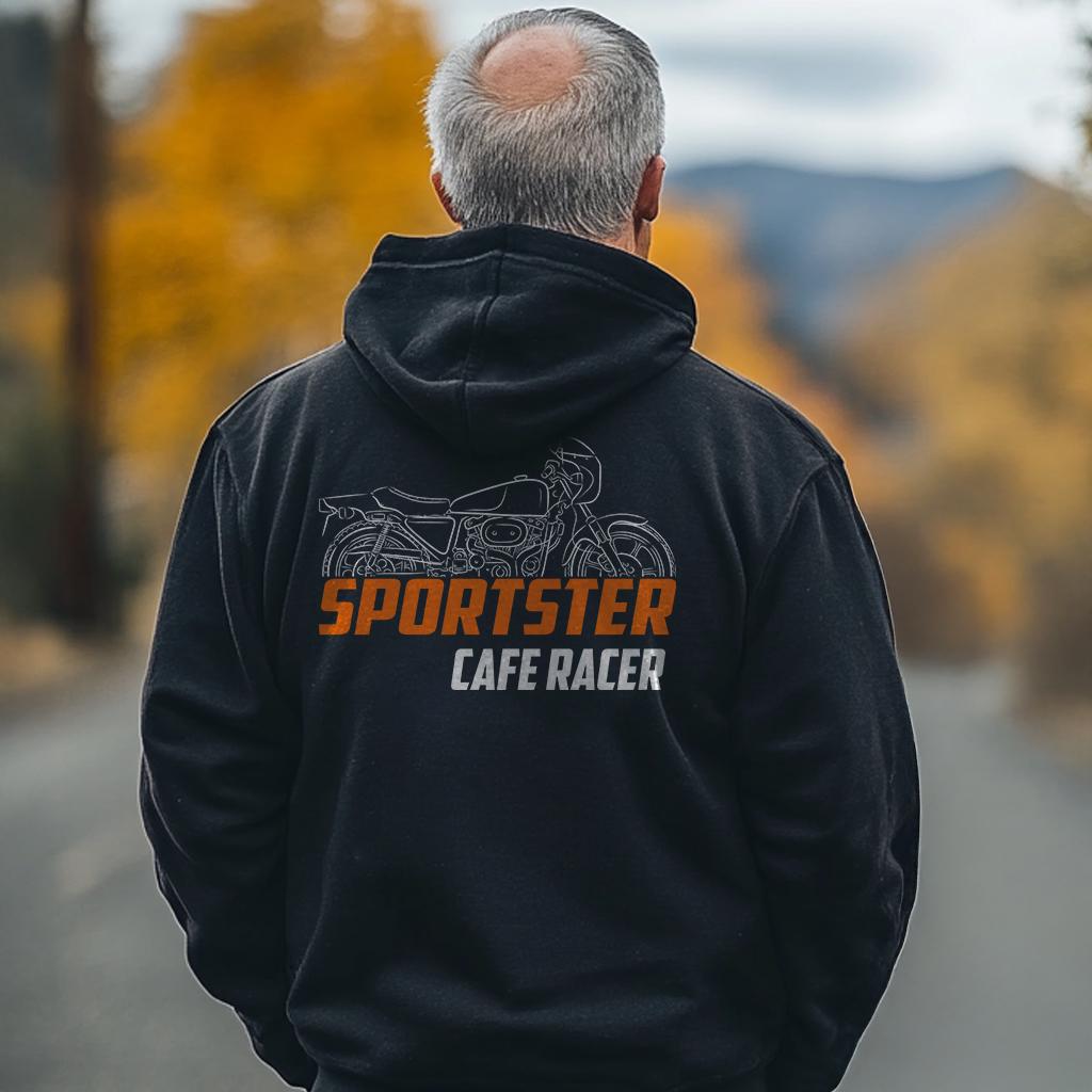 Harley-Davidson XLCR Cafe Racer 1000 Inspired Hoodie - Biker Motorcycle Sweatshirt