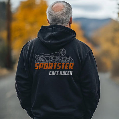 Harley-Davidson XLCR Cafe Racer 1000 Inspired Hoodie - Biker Motorcycle Sweatshirt