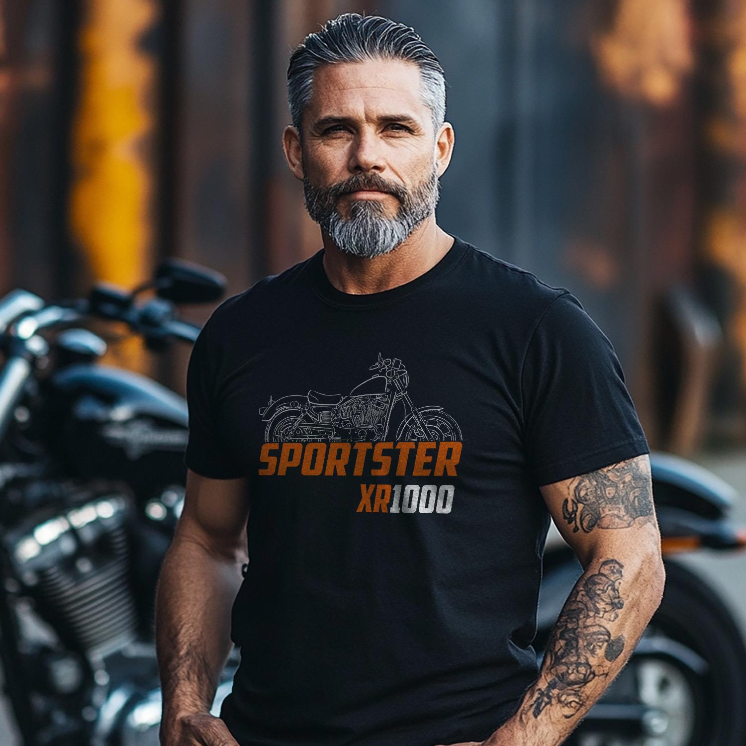 Harley-Davidson Sportster XR-1000 Inspired T-Shirt - Biker Motorcycle Tee Shirt
