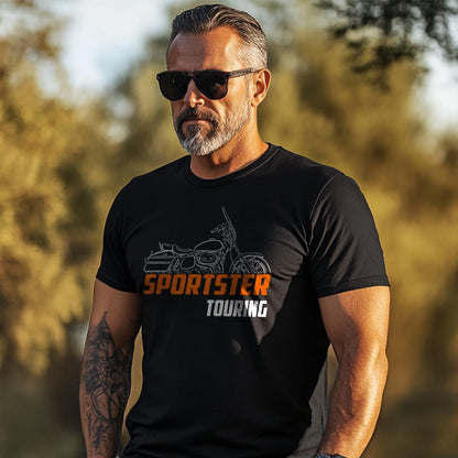 Harley-Davidson Sportster XLT 1000 Touring Inspired T-Shirt - Biker Motorcycle Tee Shirt
