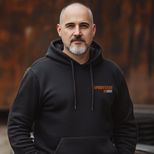 Harley-Davidson Sportster XR-1000 Inspired Hoodie - Biker Motorcycle Sweatshirt