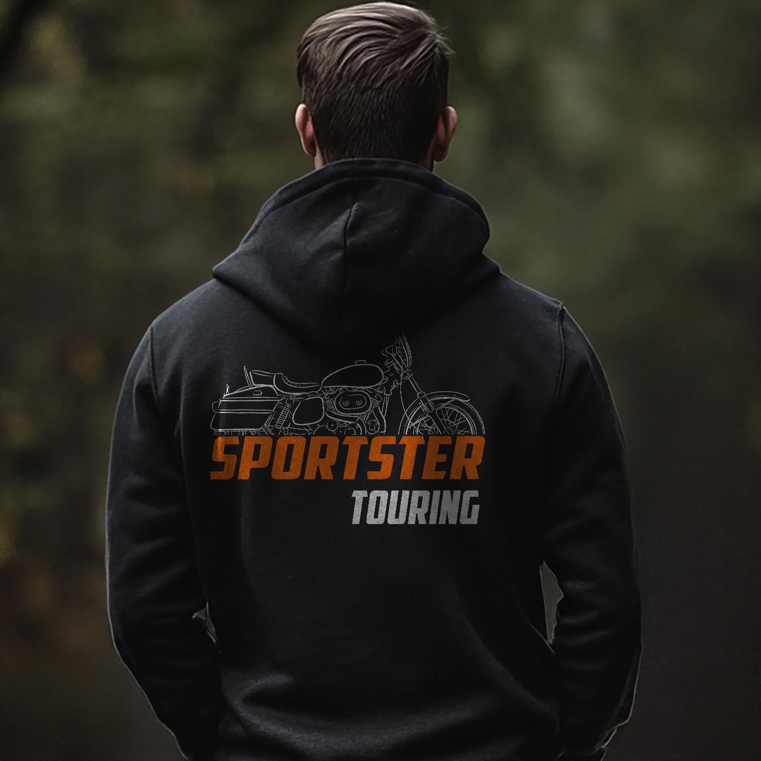 Harley-Davidson Sportster XLT 1000 Touring Inspired Hoodie - Biker Motorcycle Sweatshirt