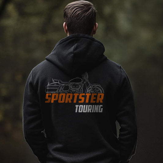 Harley-Davidson Sportster XLT 1000 Touring Inspired Hoodie - Biker Motorcycle Sweatshirt