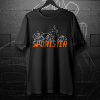 Harley-Davidson Sportster XLH & XLHC 1000 Inspired T-Shirt - Biker Motorcycle Tee Shirt