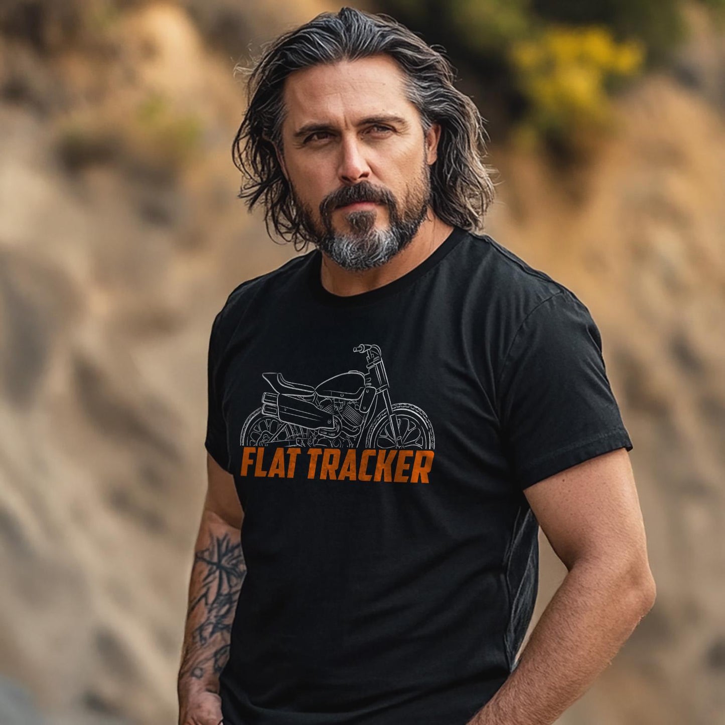 Harley-Davidson XG750R Flat Tracker Inspired T-Shirt - Biker Motorcycle Tee Shirt