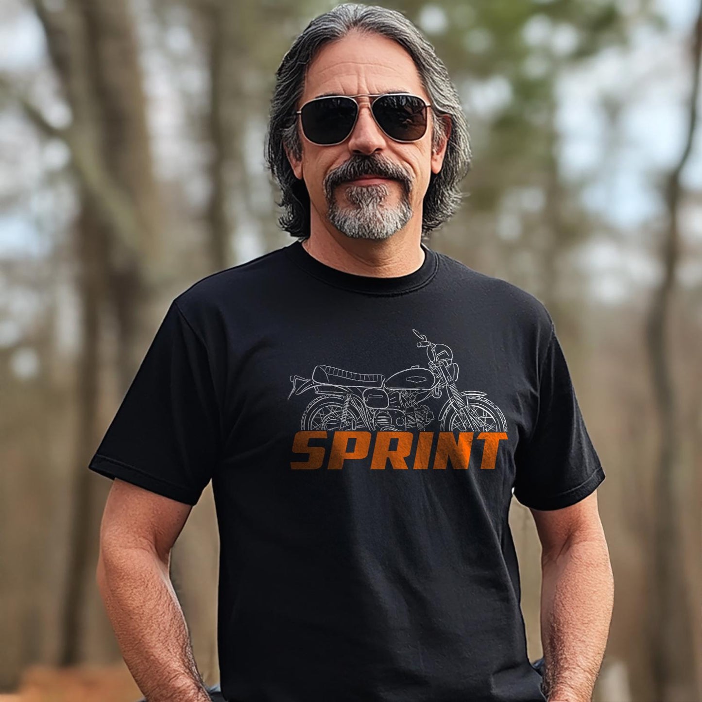 Harley-Davidson Sprint GT 350 Inspired T-Shirt - Biker Motorcycle Tee Shirt