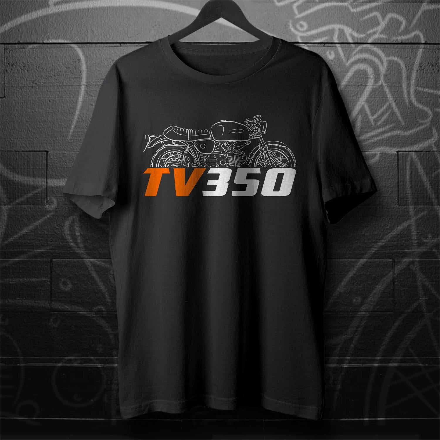 Harley-Davidson TV 350 1972 Inspired T-Shirt - Biker Motorcycle Tee Shirt