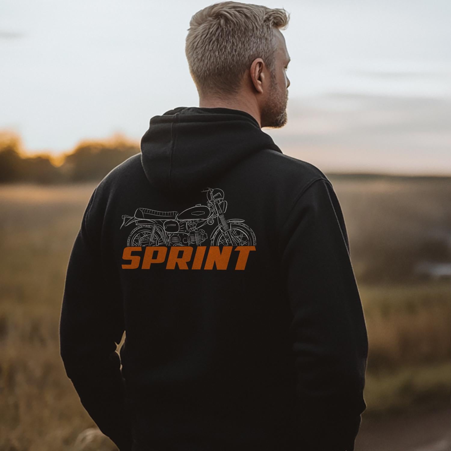 Harley-Davidson Sprint GT 350 Inspired Hoodie - Biker Motorcycle Sweatshirt