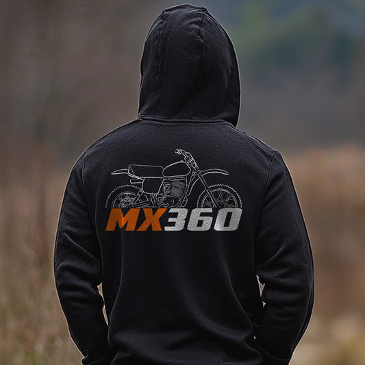 Harley-Davidson MX 360 Inspired Hoodie - Biker Motorcycle Sweatshirt