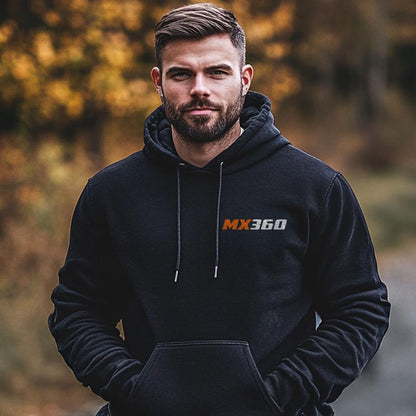 Harley-Davidson MX 360 Inspired Hoodie - Biker Motorcycle Sweatshirt
