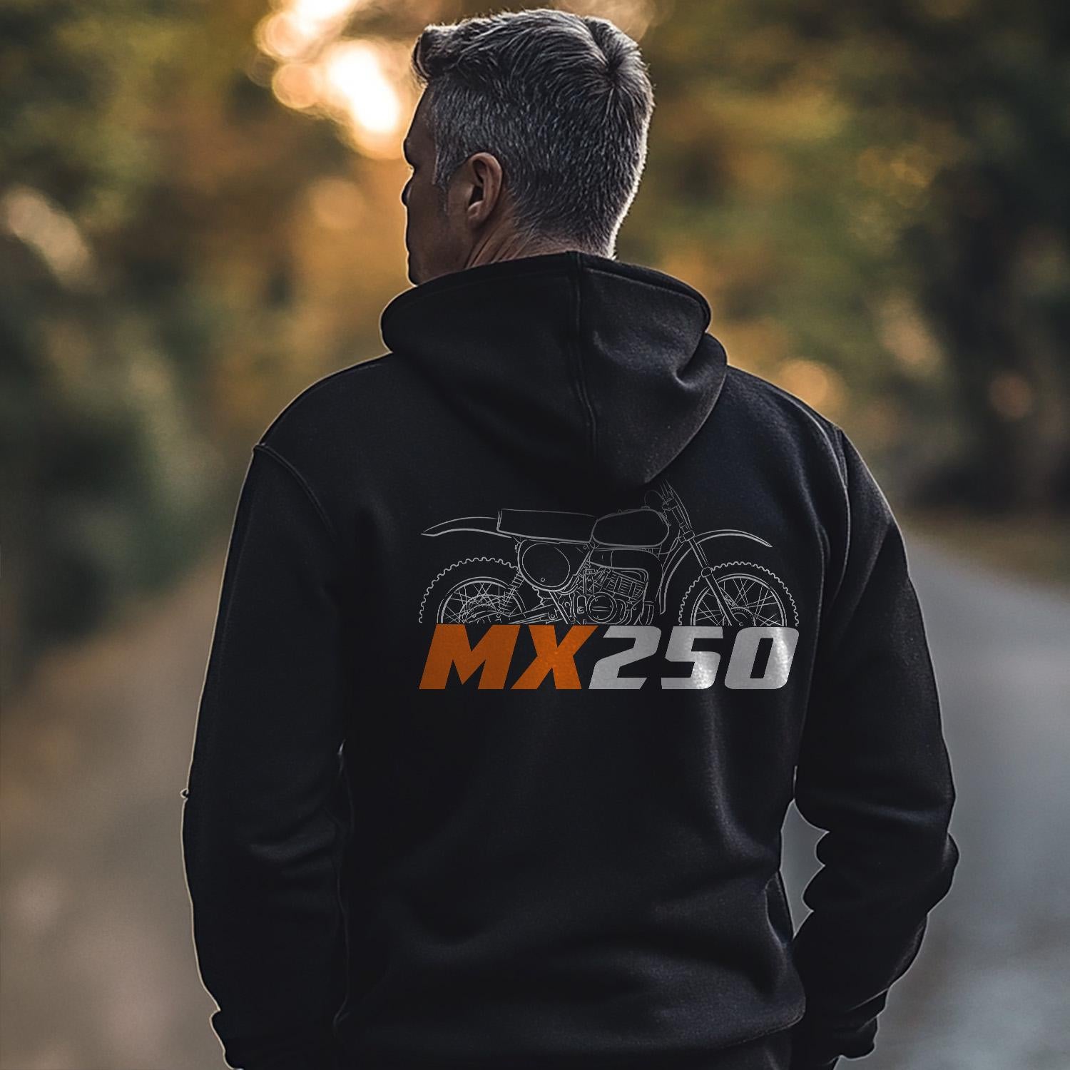 Harley-Davidson MX 250 Inspired Hoodie - Biker Motorcycle Sweatshirt