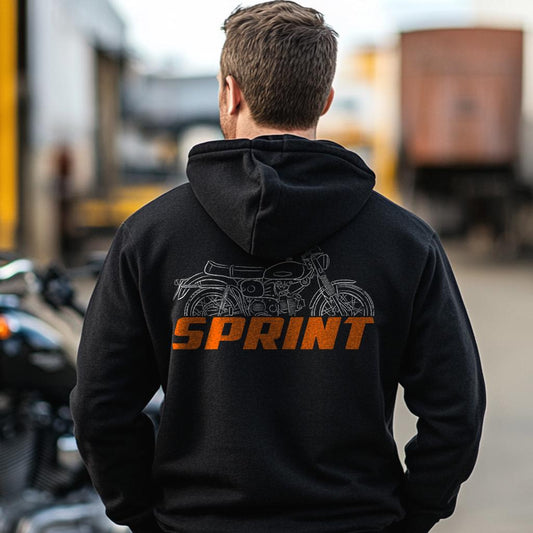 Harley-Davidson GTS 350 Inspired Hoodie - Biker Motorcycle Sweatshirt