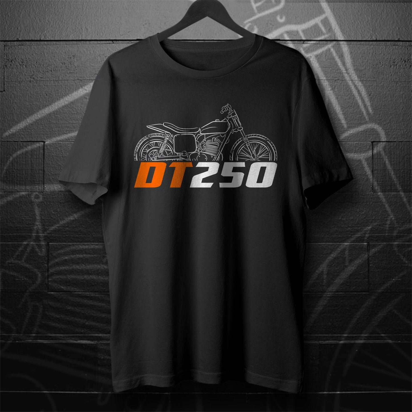 Harley-Davidson DT 250 1977 Inspired T-Shirt - Biker Motorcycle Tee Shirt