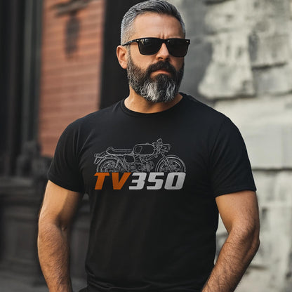 Aermacchi Harley-Davidson TV 350 1971 Inspired T-Shirt - Biker Motorcycle Tee Shirt