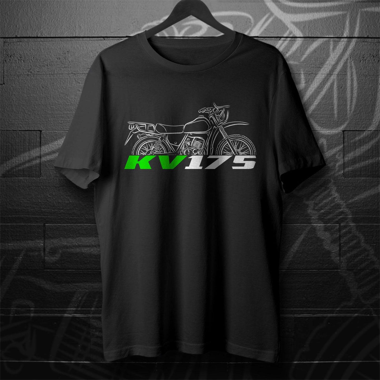 Kawasaki KV175 Inspired T-Shirt - Motorcycle Tee Shirt for Riders