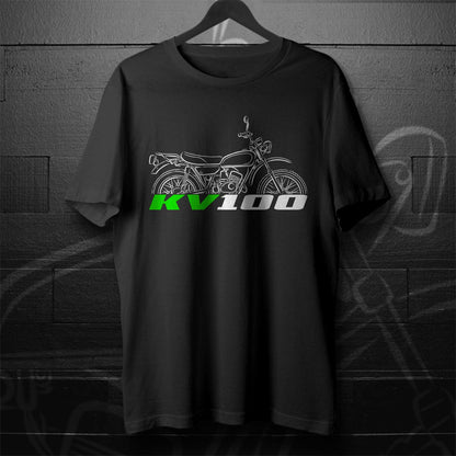 Kawasaki KV100 Inspired T-Shirt - Motorcycle Tee Shirt for Riders