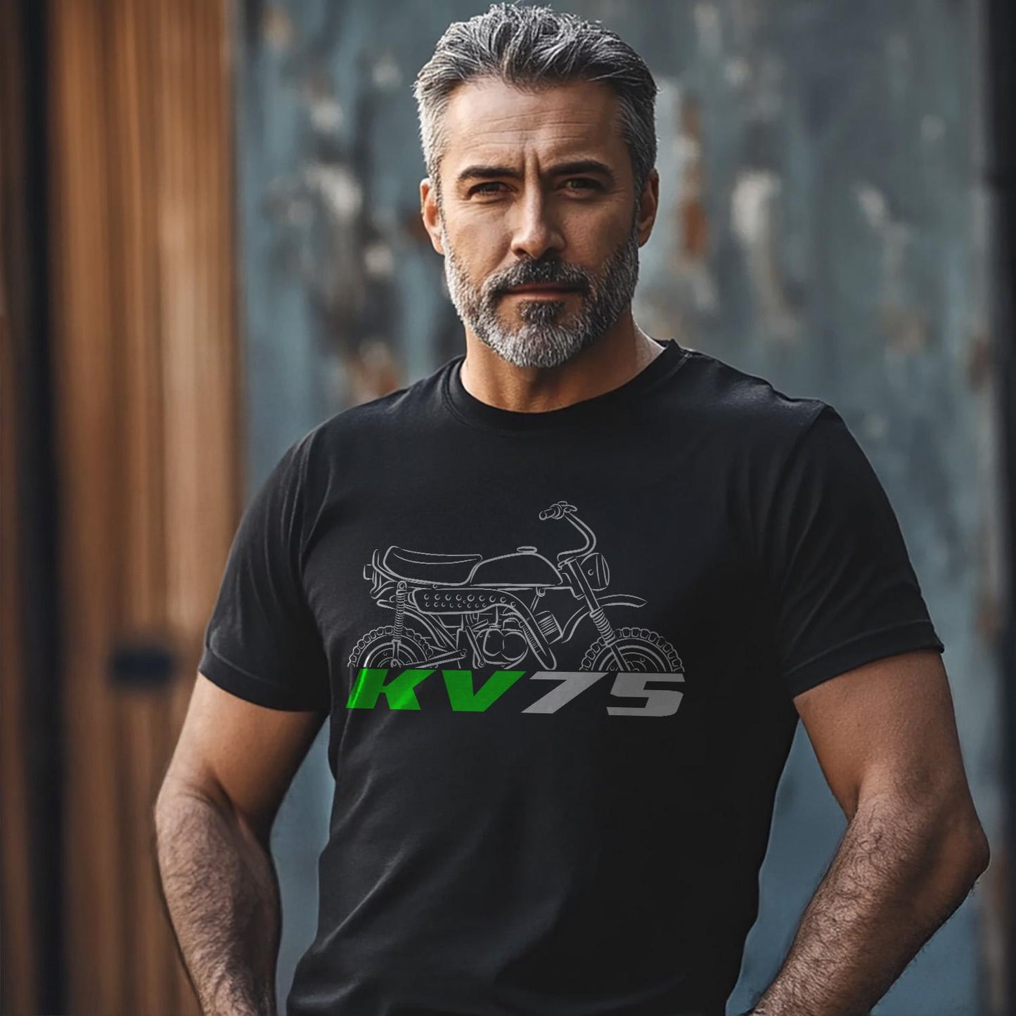 Kawasaki KV75 Inspired T-Shirt - Motorcycle Tee Shirt for Riders