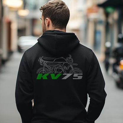Kawasaki KV75 Inspired Hoodie - Motorcycle Sweatshirt for Riders