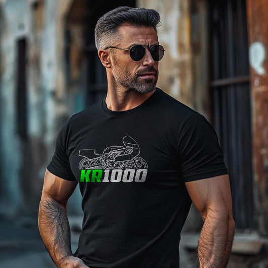 Kawasaki KR1000 Inspired T-Shirt - Motorcycle Tee Shirt for Riders