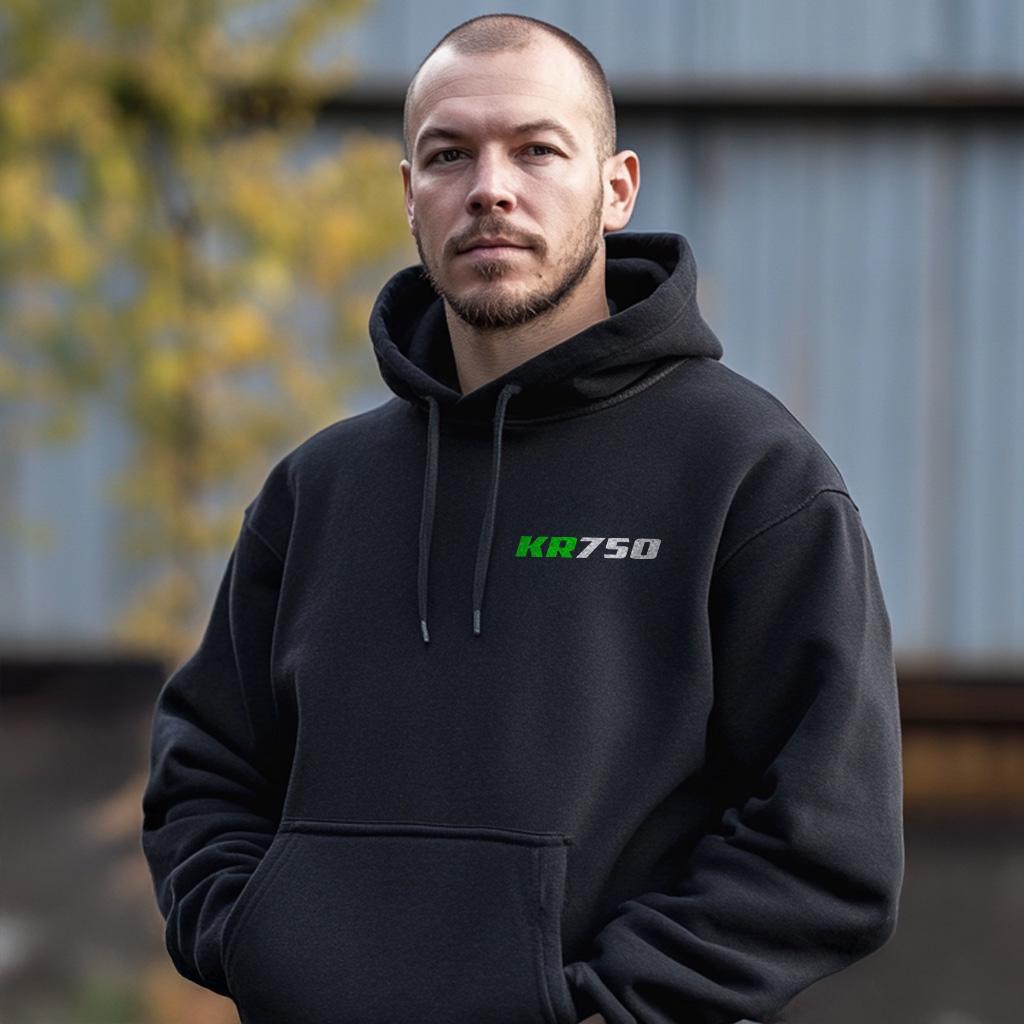 Kawasaki KR750 Inspired Hoodie - Motorcycle Sweatshirt for Riders