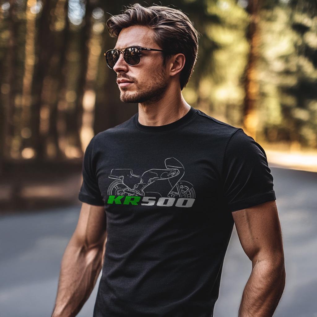 Kawasaki KR500 Inspired T-Shirt - Motorcycle Tee Shirt for Riders