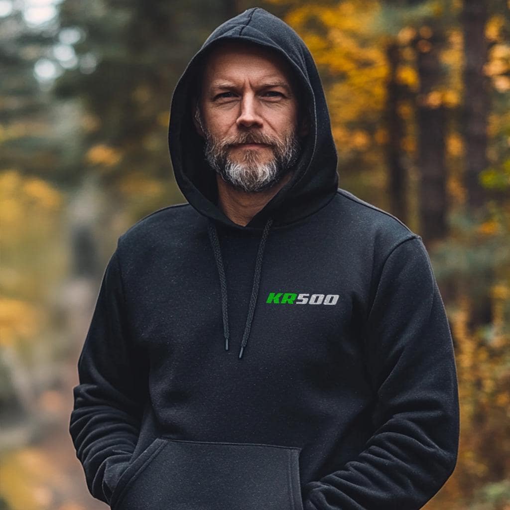 Kawasaki KR500 Inspired Hoodie - Motorcycle Sweatshirt for Riders