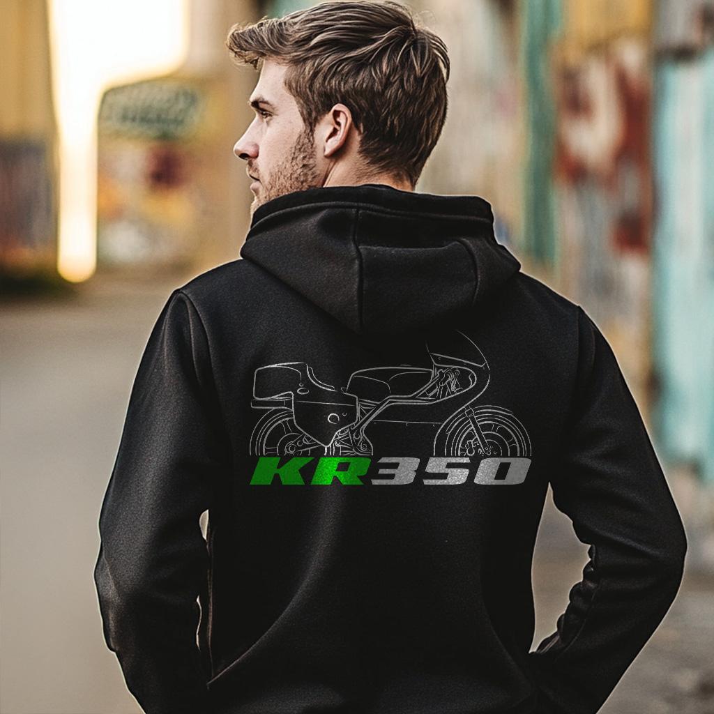 Kawasaki KR350 Inspired Hoodie - Motorcycle Sweatshirt for Riders