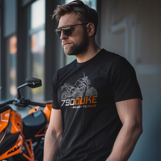 KTM 790 Duke T-Shirt - Motorcycle Tee Shirt for Riders