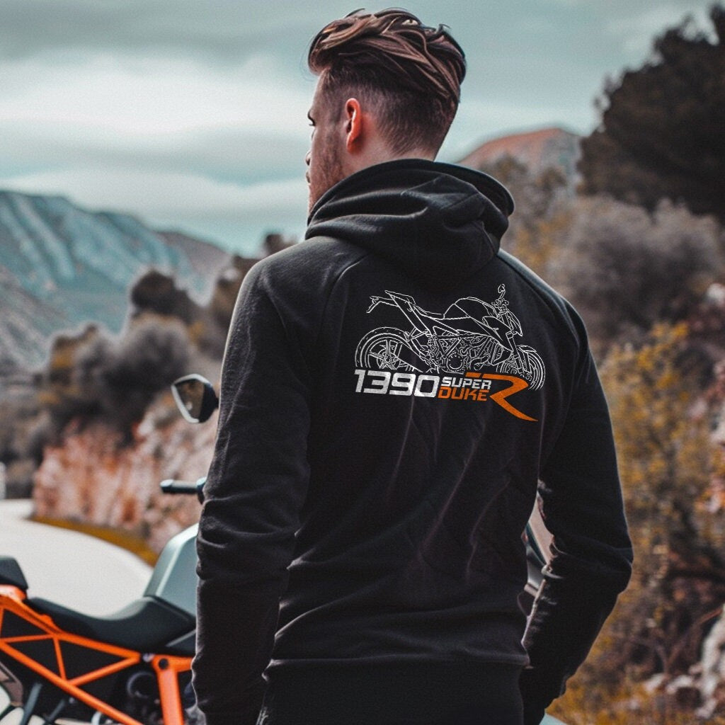 KTM 1390 Super Duke 2024 Hoodie - Motorcycle Sweatshirt for Riders