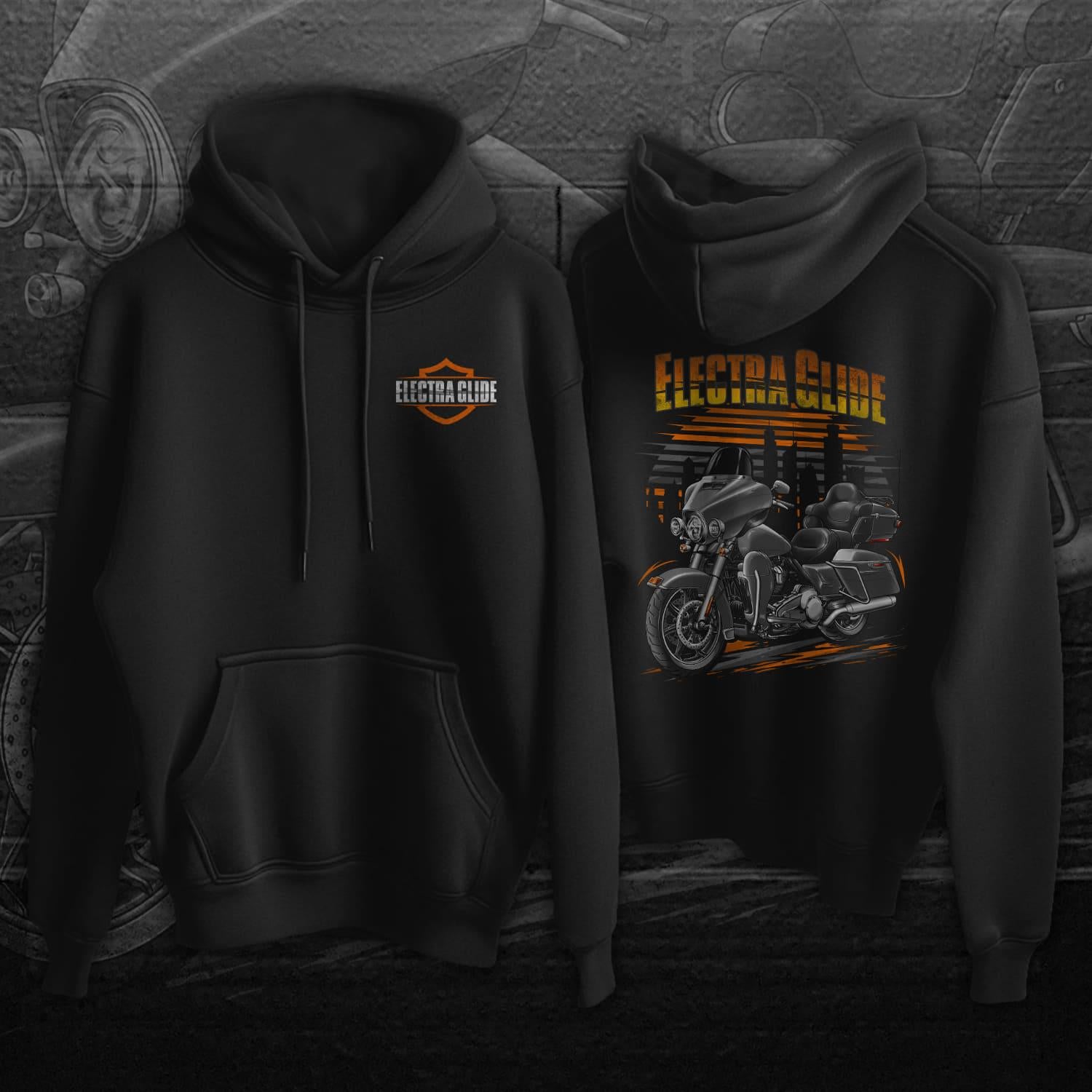 Harley Electra Glide Ultra Classic FLHTCU & FLHTCUI 2016-18 Inspired Hoodie - Biker Motorcycle Sweatshirt