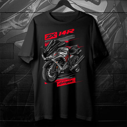 Kawasaki Ninja ZX-14R 2022-24 T-Shirt - Motorcycle Tee Shirt for Riders