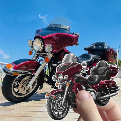 arley Electra Glide Ultra Classic FLHTCU & FLHTCUI 2012-13 Inspired Stickers - Set of 3 Biker Motorcycle Decals