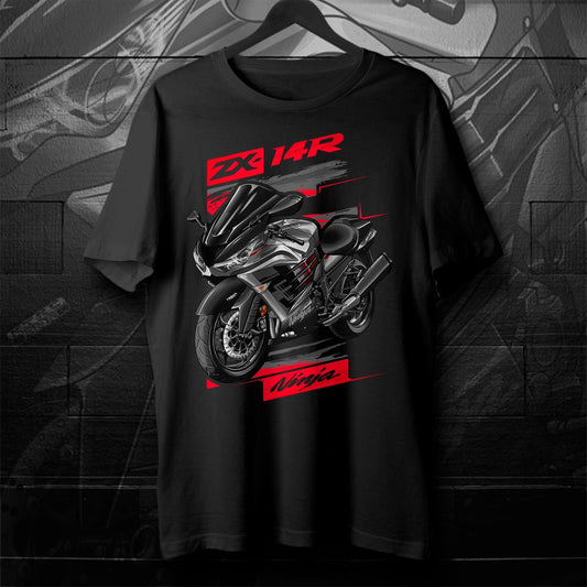 Kawasaki Ninja ZX-14R 2022-24 T-Shirt - Motorcycle Tee Shirt for Riders