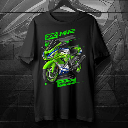 Kawasaki Ninja ZX-14R 2022-24 T-Shirt - Motorcycle Tee Shirt for Riders