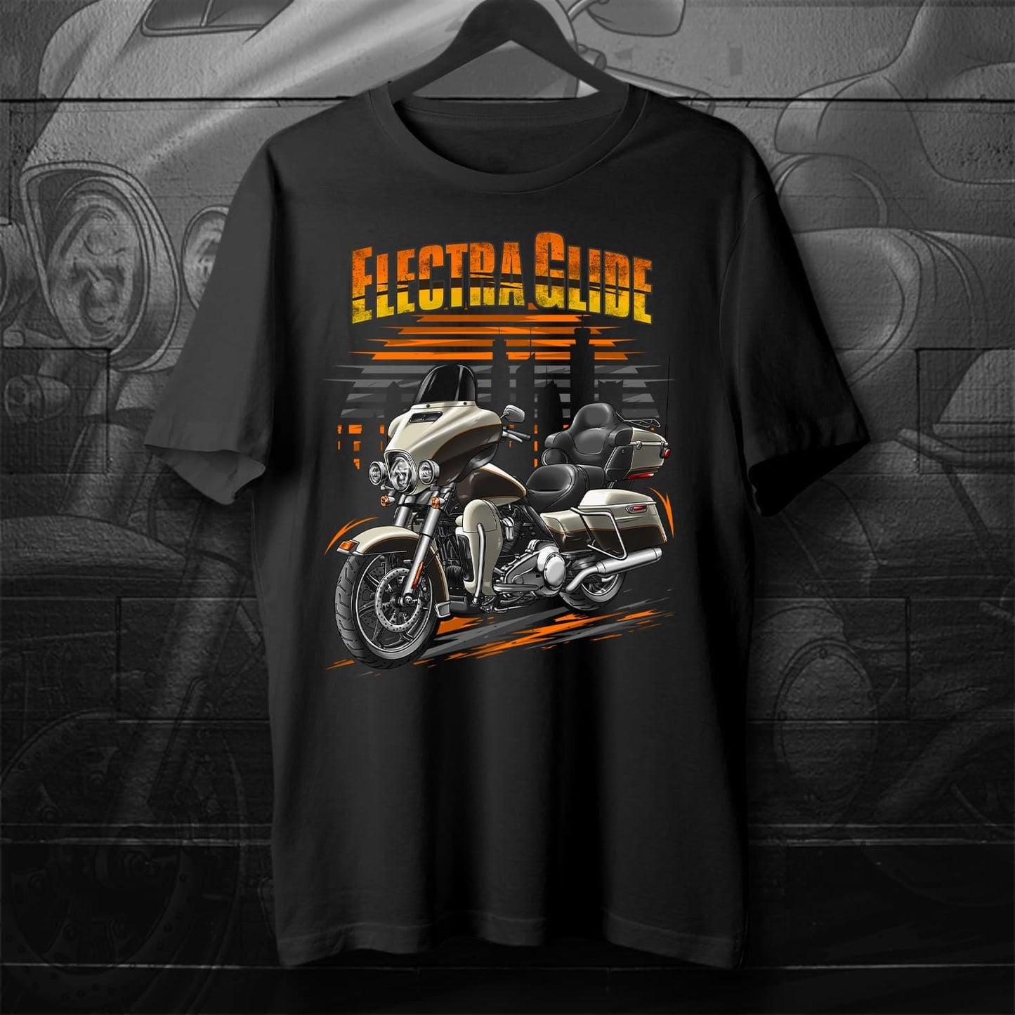Harley Electra Glide Ultra Classic FLHTCU & FLHTCUI 2014 Inspired T-Shirt - Biker Motorcycle Tee Shirt