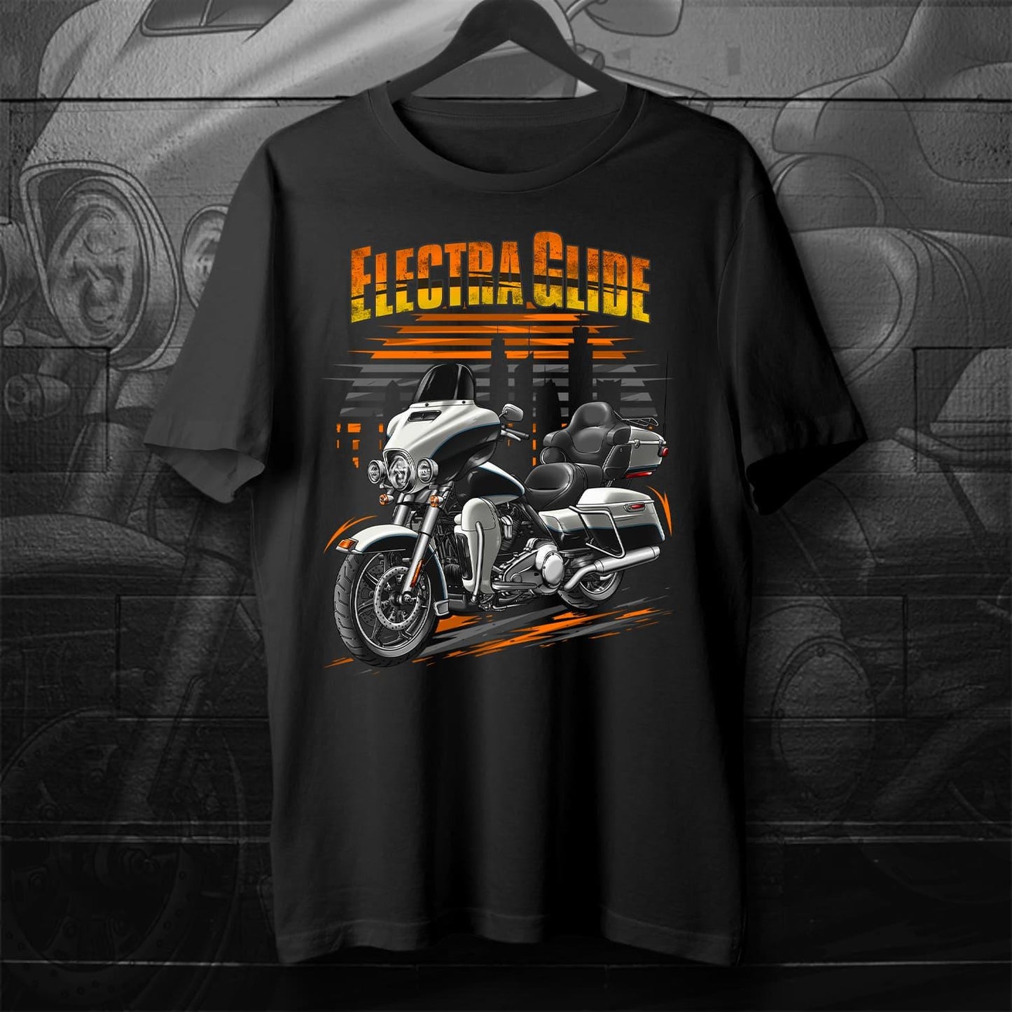 Harley Electra Glide Ultra Classic FLHTCU & FLHTCUI 2014 Inspired T-Shirt - Biker Motorcycle Tee Shirt