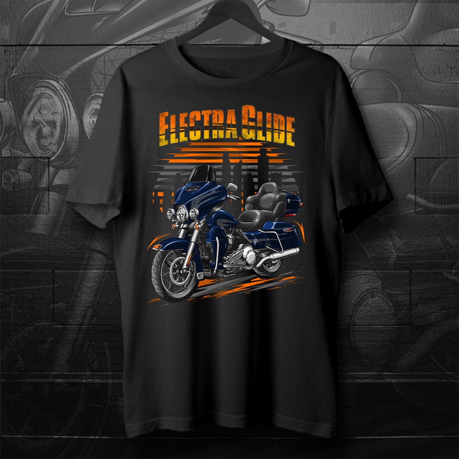 Harley Electra Glide Ultra Classic FLHTCU & FLHTCUI 2016-18 Inspired T-Shirt - Biker Motorcycle Tee Shirt