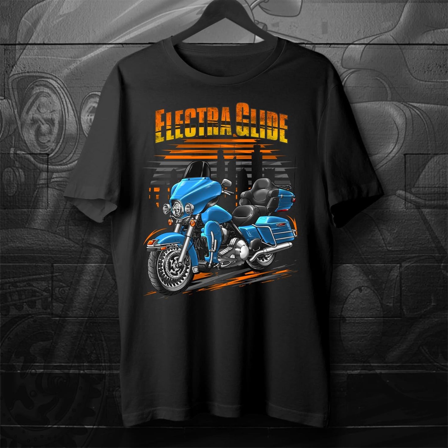 Harley Electra Glide Ultra Classic FLHTCU & FLHTCUI 2011 Inspired T-Shirt - Biker Motorcycle Tee Shirt