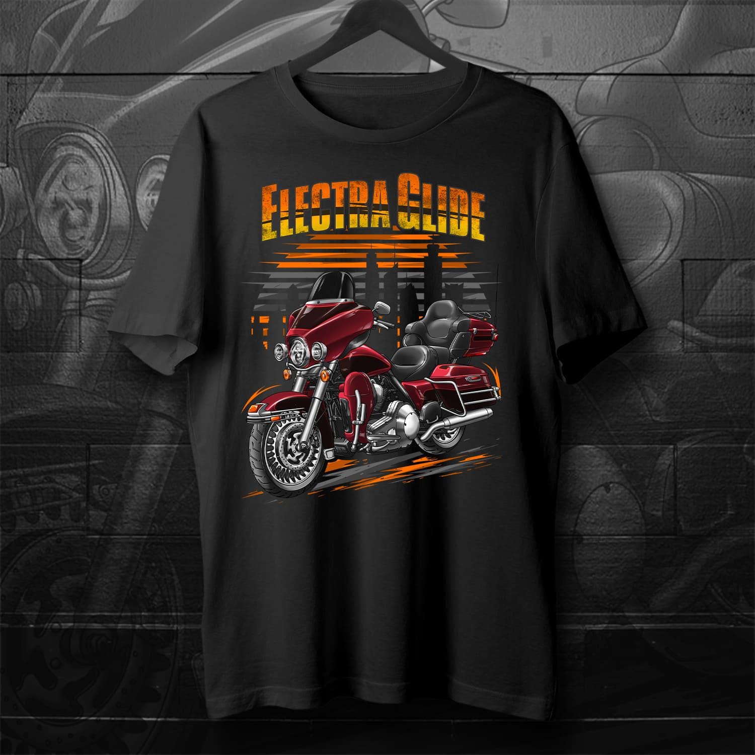 Harley Electra Glide Ultra Classic FLHTCU & FLHTCUI 2012-13 Inspired T-Shirt - Biker Motorcycle Tee Shirt